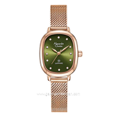 Alexandre Christie AC 2B40 LH Rosegold Dial Green Shandrope Strap